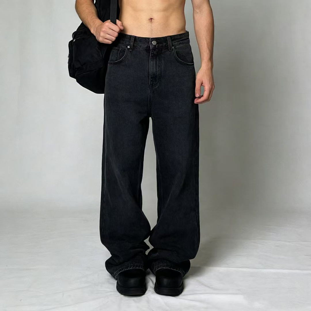 Herren Weite Vintage Jeans