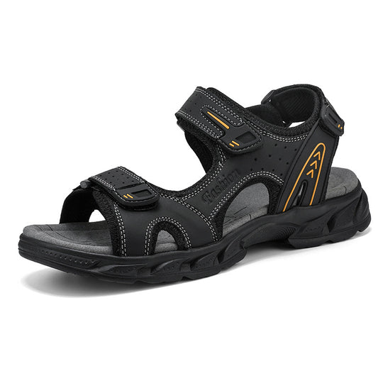 Herren Robuste Trekking-Sandalen mit verstellbarem Riemensystem R&B