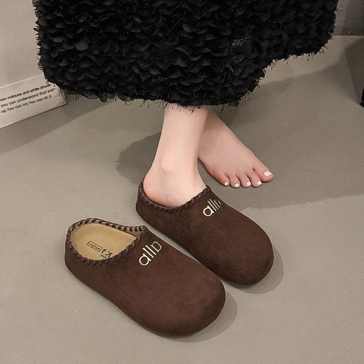 Damen Bequeme Clogs aus weichem Wildleder R&B