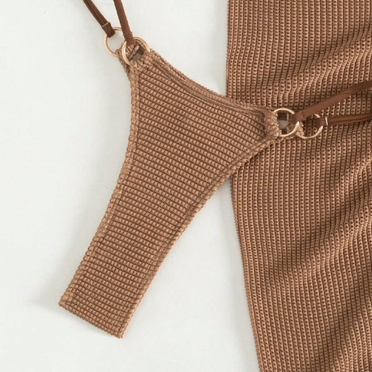 Damen Triangel-Bikini mit Wickelrock R&B