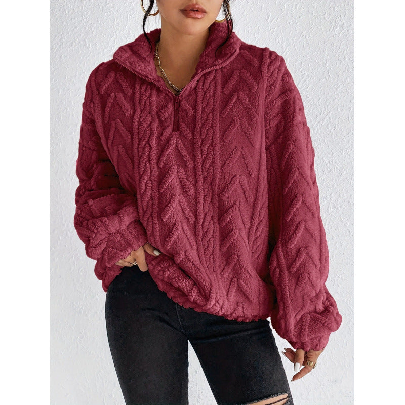 Damen Kuscheliger Kapuzenpullover R&B