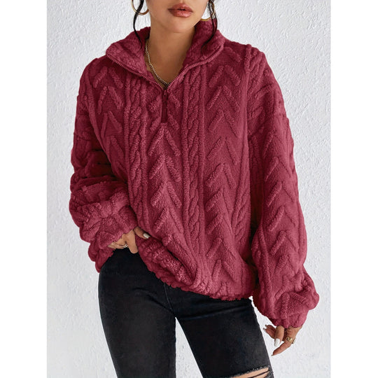 Damen Kuscheliger Kapuzenpullover R&B