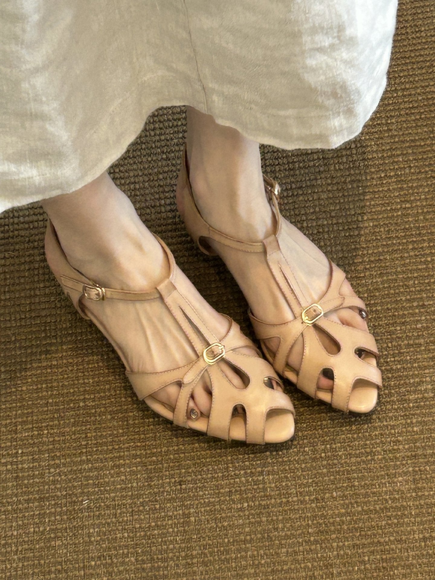 Damen Ballerinas mit elegantem Vorderteil und komfortabler Schnalle R&B