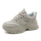Damen Sportliche Chunky Sneakers mit rutschfester Sohle und dämpfendem Fußbett R&B