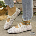 Damen Elegante Ballerinas mit floralem Spitzen-Design R&B