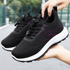 Damen Leichte und atmungsaktive Sport-Sneakers mit elastischem Obermaterial R&B