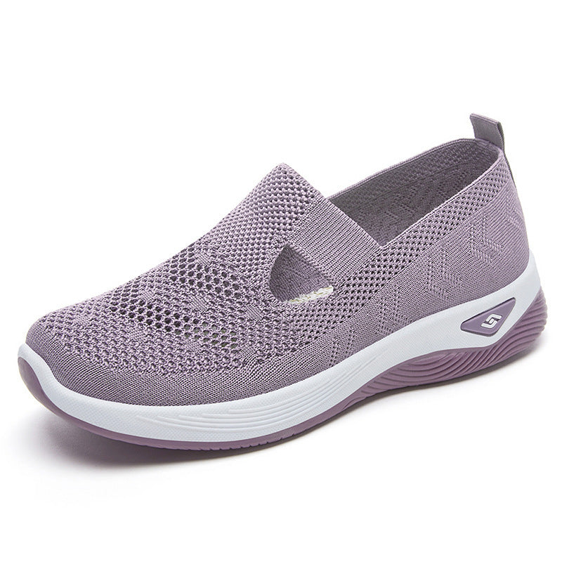 Damen Bequeme und atmungsaktive Knit-Slipper R&B