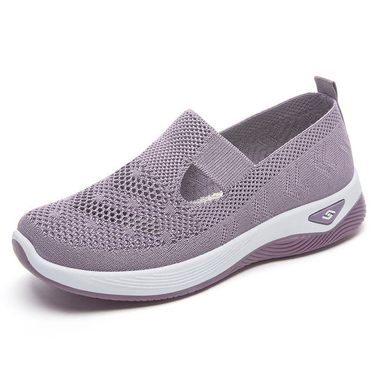 Damen Bequeme und atmungsaktive Knit-Slipper R&B