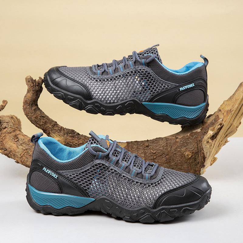 Damen Atmungsaktive Trekking Sneakers mit rutschfester Sohle R&B