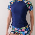 Damen Surf-Anzug mit floralem Design und modischen Akzenten R&B