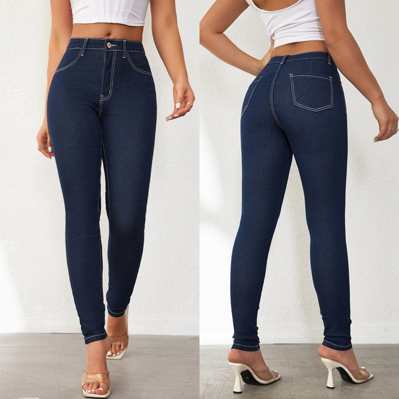 Damen Hochtaillierte Skinny Jeans mit konturierender Passform R&B