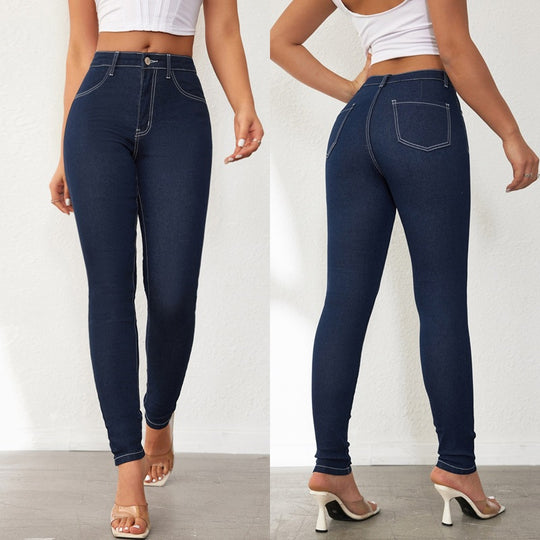 Damen Hochtaillierte Skinny Jeans mit konturierender Passform R&B