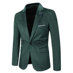 Damen eleganter samt Blazer mit slim fit