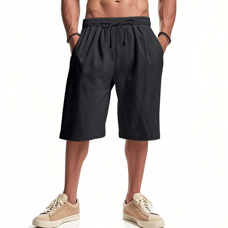 Herren bequeme Cargo-Shorts mit elastischem Bund und großzügigen Taschen R&B