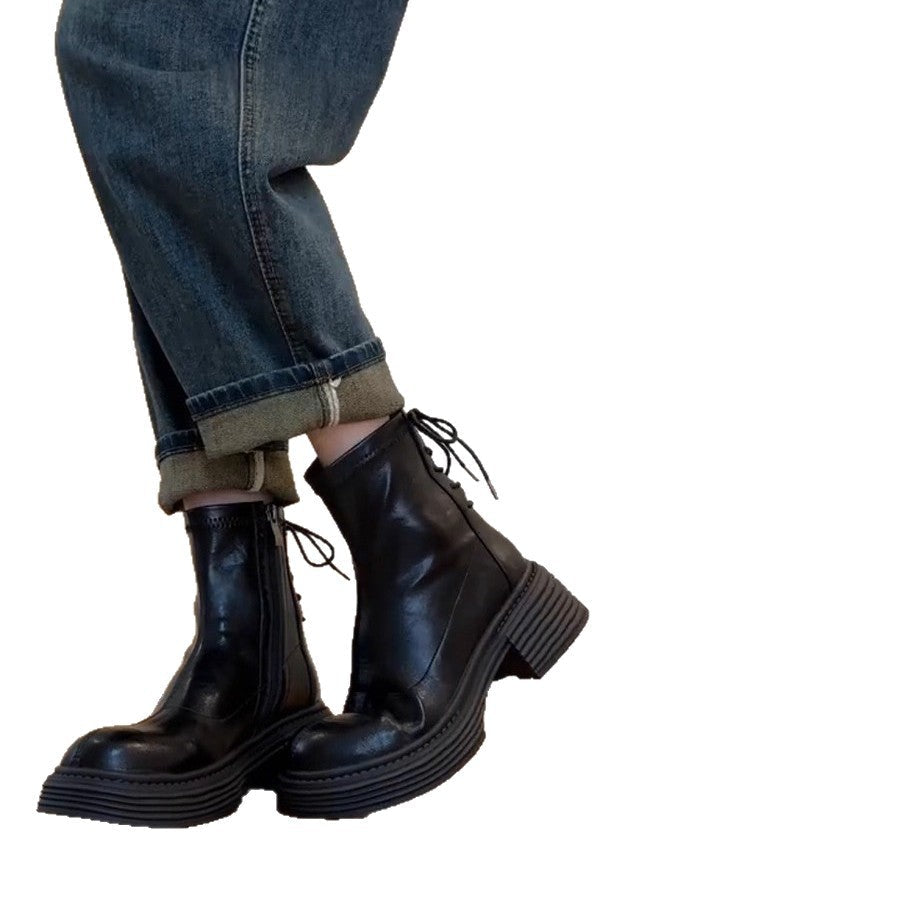 Damen stilvolle Ankle Boots mit praktischem Reißverschluss und robustem Blockabsatz R&B