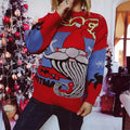 Damen Weihnachts-Pullover mit festlichem Rentier-Motiv und kreativen Designs R&B