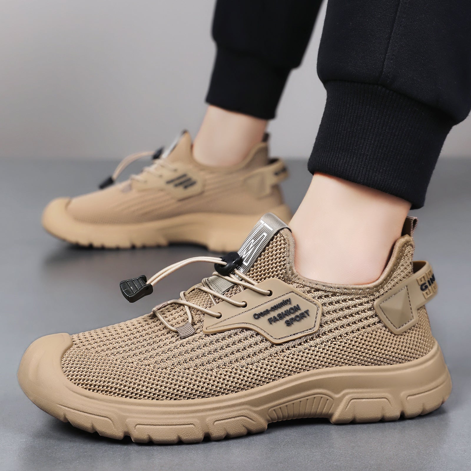 Damen Sportliche Freizeit-Schuhe mit atmungsaktivem Mesh-Obermaterial R&B
