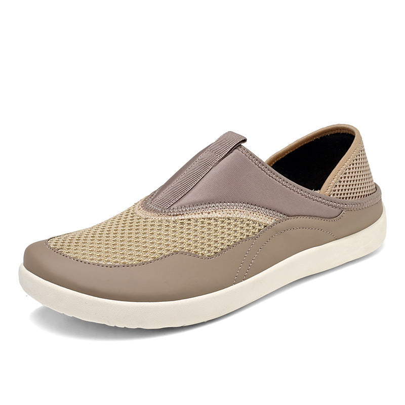 Damen Bequeme Slip-On Sportschuhe mit atmungsaktivem Obermaterial und rutschfester Sohle R&B