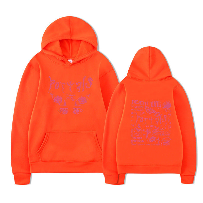 Damen Kapuzenpullover mit kreativem Motiv und bequemer Passform R&B