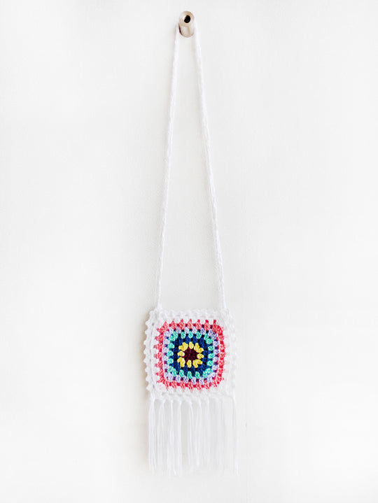 Damen Handgefertigte Häkel Tasche R&B