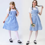 Damen Trachtenkleid mit romantischen Karomustern und schicken Knopfdetails R&B