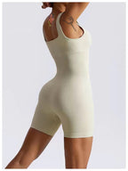 Damen Bodycon Jumpsuit mit Rippstruktur R&B