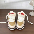 Damen Sportliche Sneaker mit animalischem Muster und bequemer Dämpfung R&B