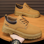 Damen Robuste Schnürschuhe mit dicker Sohle und strapazierfähigem Obermaterial