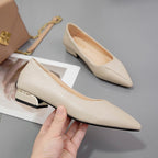 Damen Spitzen Ballerinas mit elegantem Blockabsatz R&B