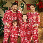 R&B | Weihnachtsplätzchen Weihnachts-Pyjama rot Damen
