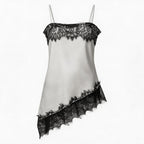 Damen Spitzen-Cami mit asymmetrischem Schnitt R&B