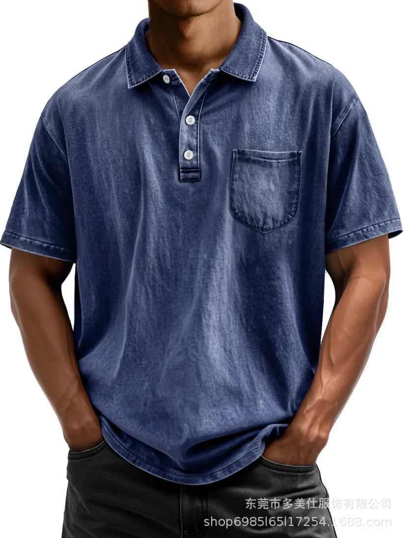 R&B | Button-Down-Hemd mit Revers