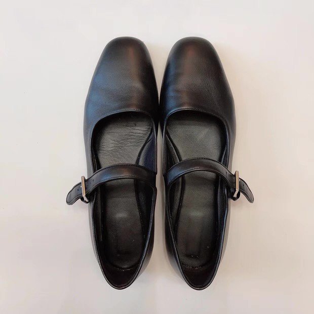 Damen elegante Mary Jane Ballerinas mit modischer Schnalle R&B