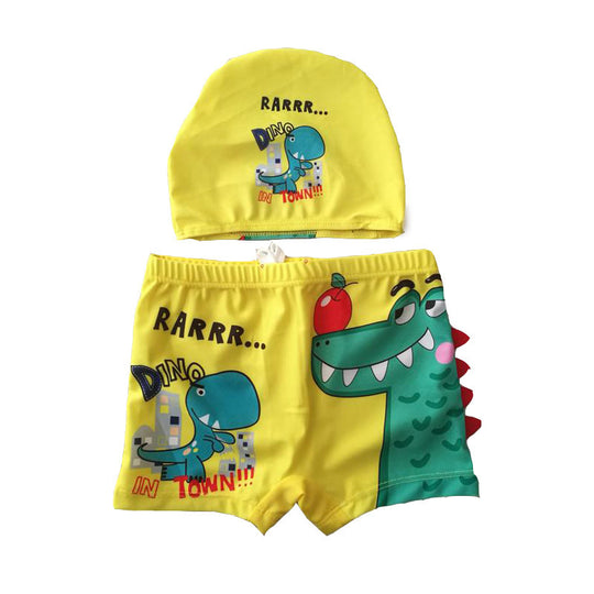 Jungen Schwimmset mit fröhlichem Dinosaurier-Motiv R&B