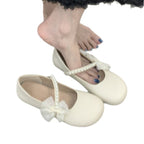 Damen Ballerinas mit dekorativer Schleife und eleganten Perlenverzierungen R&B
