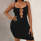 Damen figurbetontes Abendkleid mit Herz-Ausschnitt und verstellbaren Trägern R&B