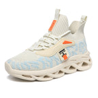 Damen Sportliche Strick-Sneaker mit rutschfester Laufsohle R&B