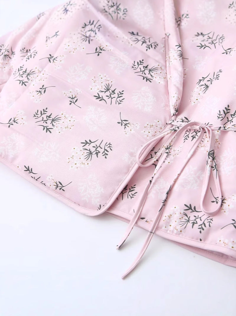 Damen gesteppte Weste im eleganten Blumenprint-Design R&B