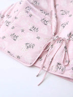 Damen gesteppte Weste im eleganten Blumenprint-Design R&B