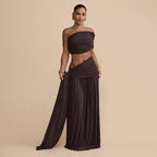Damen Wickelrock mit bandeau Top und raffiniertem Design R&B