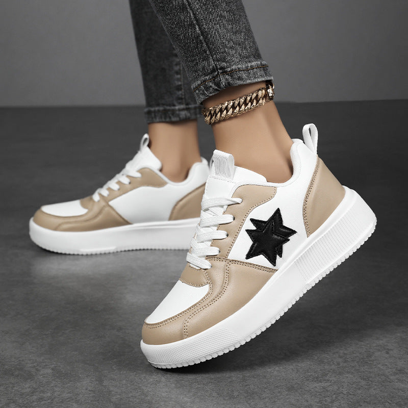 Damen Trendige Sneakers mit modischem Sternen-Design