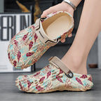 Damen Freizeitclogs mit verstellbarem Riemen und atmungsaktiver Oberfläche