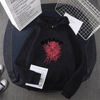 Damen Kapuzensweater mit kreativem Spinnenmotiv