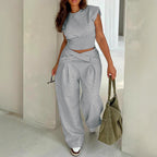 Damen Jogginganzug mit oversize Schnitt und trendigen Details R&B