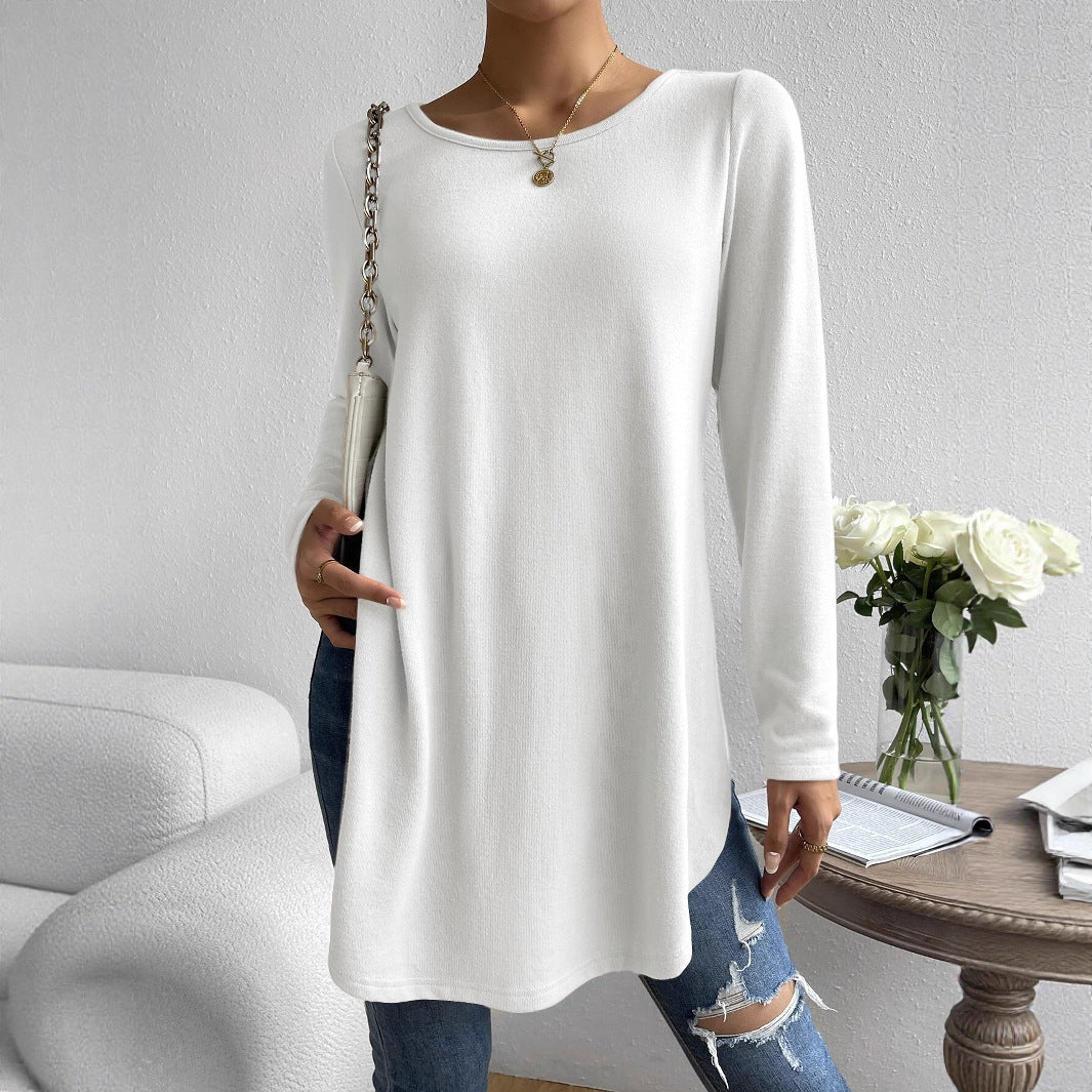 Damen Langarmoberteil mit modernem Schnitt und weichem Material R&B
