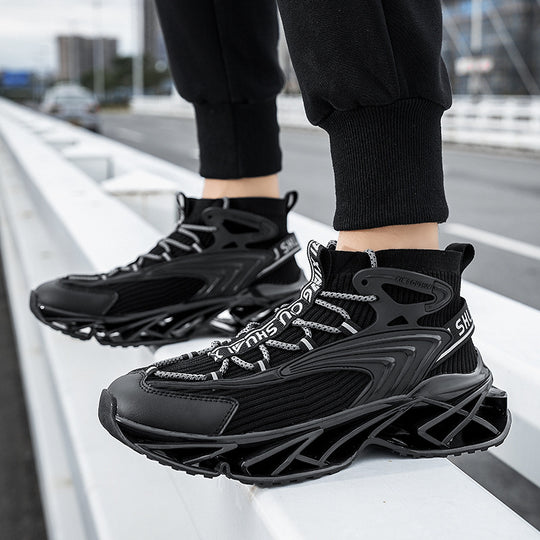 Damen Sportliche High-Performance Sneakers mit dynamischem Sohlenprofil R&B