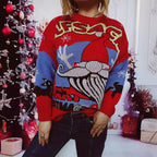 Damen Weihnachts-Pullover mit festlichem Rentier-Motiv und kreativen Designs R&B