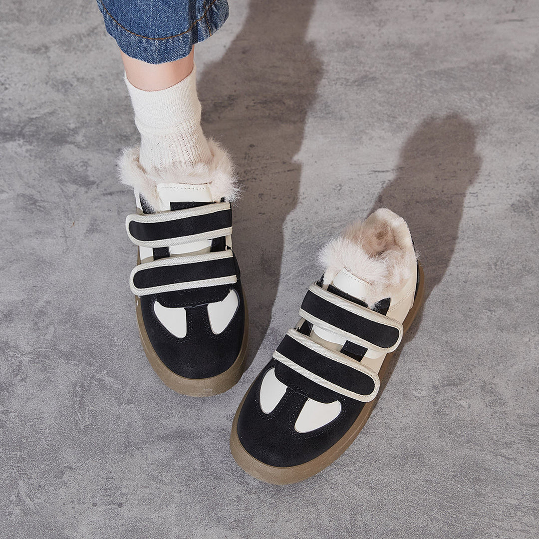 Damen Sportliche Sneaker mit praktischem Klettverschluss und weichem Futtermaterial R&B