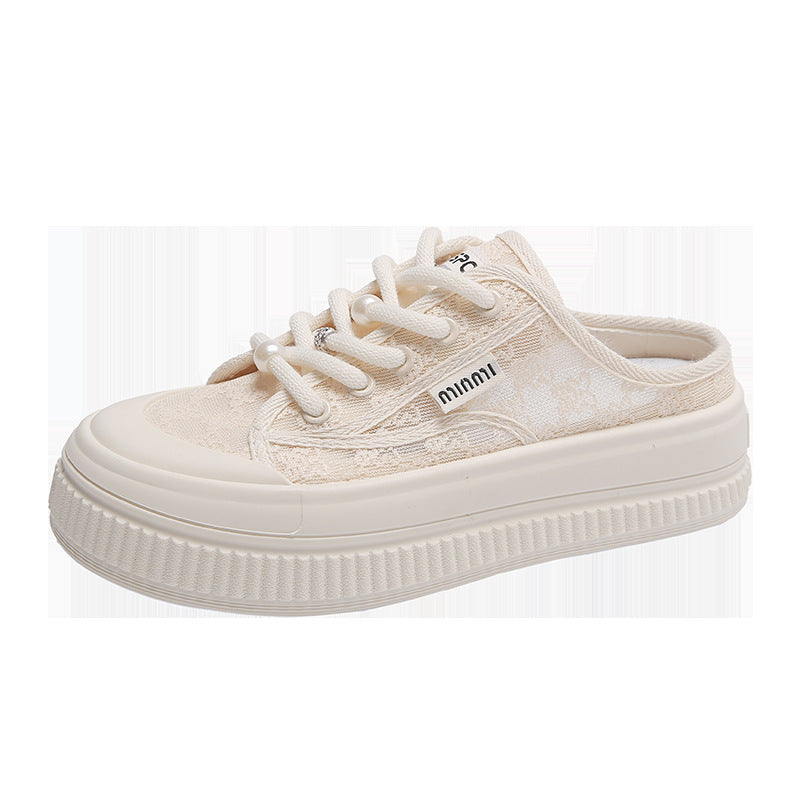Damen Bequeme Slip-On Sneakers mit luftiger Textiloberfläche