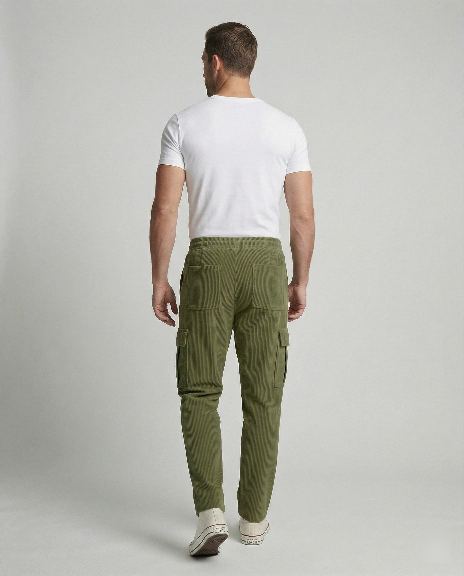 Herren Cargo-Hose mit elastischem Bund